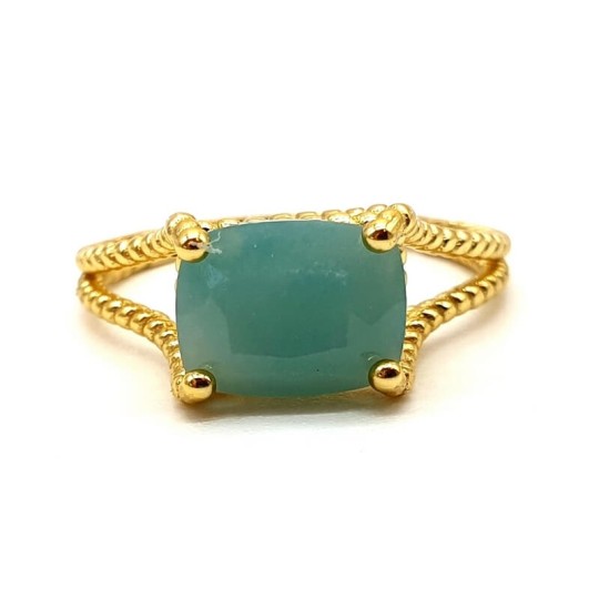 Bague Amazonite Argent