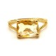 Bague Citrine Argent