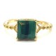 Bague Malachite argent