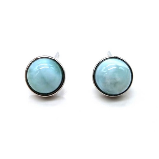 Boucle d'oreille argent Larimar