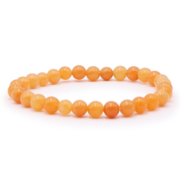 Bracelet Aventurine Orange 6mm