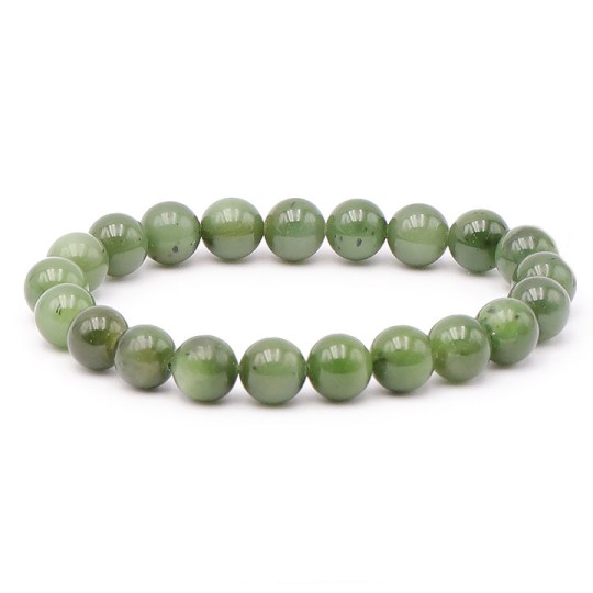 Bracelet Jade Néphrite 10mm