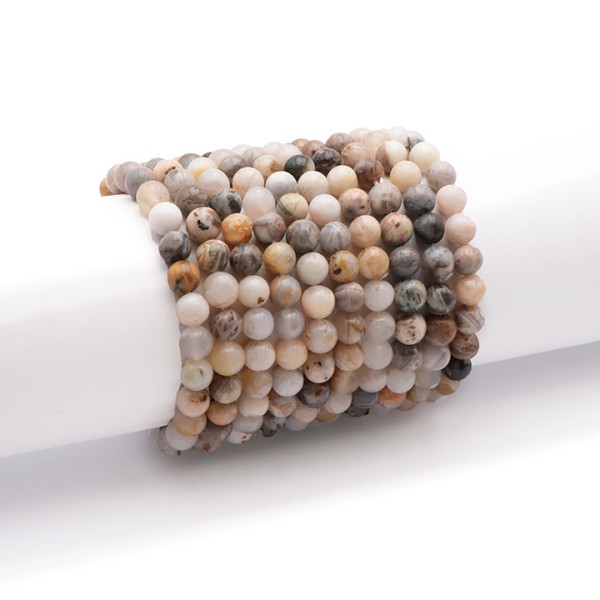 Bracelet Agate Plume