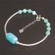 Bracelet Amazonite Argent