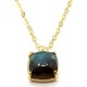 Collier argent Labradorite