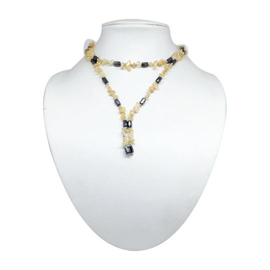 Collier Magnétique Citrine chauffée