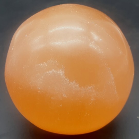 Sphère Sélénite Orange