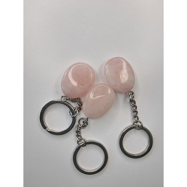 Porte clé Quartz Rose