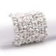 Bracelet baroque Howlite blanche