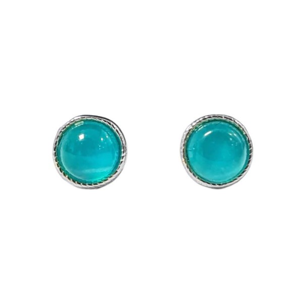 Puce Amazonite ronde