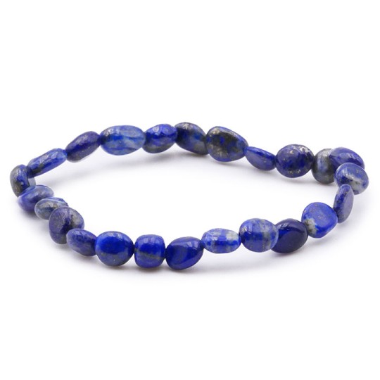 Bracelet pierre roulée Lapis Lazuli