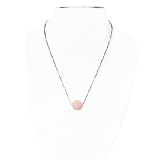 Collier Quartz Rose