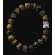 Bracelet Œil du tigre et bouddha