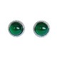 Puce ronde Chrysoprase